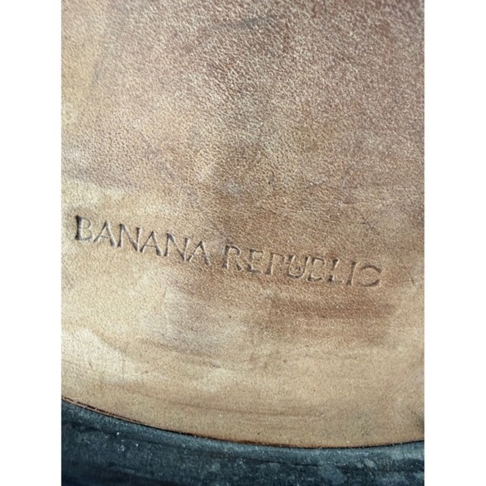 Banana Republic Men's Brown Leather Slip On Loafer Size 12‎ - Picture 6 of 13